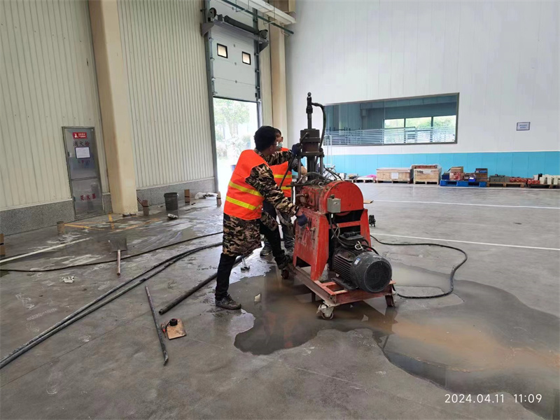 邱县厂房地面下沉塌陷注浆加固施工